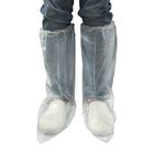 Białe buty jednorazowe z tkaniny nienasycone z antypoślizgowym drukiem PE CPE
