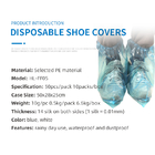 Przeciwkoślizgowe jednorazowe wodoodporne pokrywki butów z gumowego silikonu dla dorosłych studentów