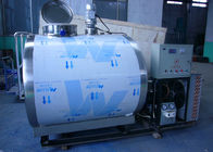 Niestandardowy zbiornik do schładzania mleka sanitarnego dla systemu linii mleczarskich / zbiorników, 10000L