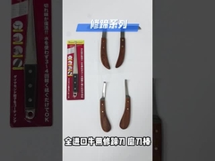 Dwóchstronne cięcie kopyt drewnianych do cięcia kopyt koni, produkcja drewna