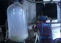 Cynkowana galaretowata mleczarnia Farma dojenia Jodełkowa klatka do dojenia z osłoną przeciwbryzgową