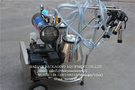 Trolley Electric Mobile Milking Machine For Farm Cows , Stainless Steel